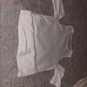 Abercrombie & Fitch open shoulder top